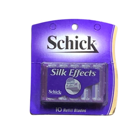 chic Other - Schick Silk Effects Plus 10 Refill Blades Womens Razor NOS Sealed Vintage 90s